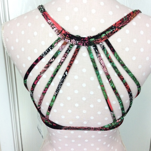 NWT Lululemon Lighten Up Bra Zen Garden Floral - Picture 3 of 8